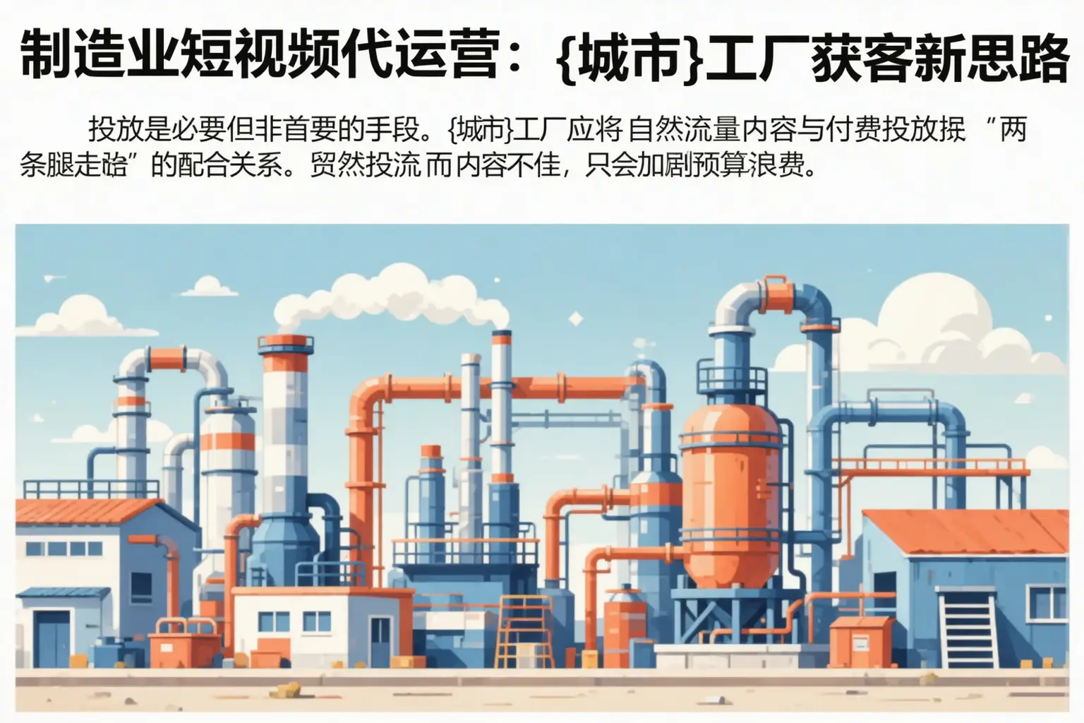 制造业短视频代运营:勐海工厂获客新思路